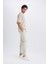 Regular Gabardin Jogger Pantolon Kargo Cepli Beli Paçası Lastikli C9163AX25SP 3
