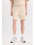 Slim Fit Dar Kesim Dar Paça Basic Düz Şort B8674AX25SP 4