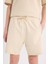 Slim Fit Dar Kesim Dar Paça Basic Düz Şort B8674AX25SP 6