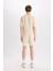 Slim Fit Dar Kesim Dar Paça Basic Düz Şort B8674AX25SP 7