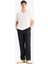 %100 Keten Relax Fit Rahat Kesim Düz Paça Yazlık Pantolon C1117AX25SP 3