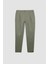 %100 Keten Normal Kesim Crop Duble Paça Yazlık Kumaş Pantolon C1826AX25SM 8
