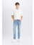 Pedro Slim Fit Dar Kalıp Normal Bel Dar Paça Jean Pantolon D1832AX24AU 1