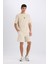 Regular Fit Düz Paça Cepli Basic Düz Şort B8792AX25SM 1