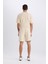 Regular Fit Düz Paça Cepli Basic Düz Şort B8792AX25SM 6