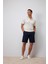 %100 Pamuk Regular Fit Gabardin Bermuda Şort C7684AX25SP 2