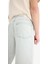 %100 Pamuk Baggy Fit Geniş Kalıp Normal Bel Düz Paça Jean Yıkamalı Pantolon D7317AX25SP 7