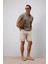 %100 Pamuk Regular Fit Gabardin Bermuda Şort C7684AX25SP 1