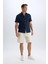 %100 Pamuk Regular Fit Gabardin Bermuda Şort C7684AX25SP 4