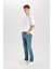 Pedro Slim Fit Dar Kalıp Normal Bel Dar Paça Jean Pantolon B8418AX24AU 3