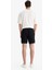 %100 Pamuk Relax Fit Yazlık Rahat Jean Bermuda Şort D4390AX25SM 8