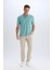 Slim Fit Dar Kesim Dar Paça Chino Kanvas Pantolon C2401AX25SP 2