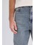 %100 Pamuk Baggy Fit Geniş Kalıp Normal Bel Geniş Paça Jean Yıkamalı Pantolon B3926AX25SP 7