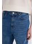 %100 Pamuk Baggy Fit Geniş Kalıp Normal Bel Geniş Paça Soluk Efektli Jean Pantolon D7318AX25SP 6
