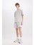 Slim Fit Dar Kesim Dar Paça Basic Düz Şort B8674AX25SP 2