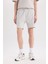 Slim Fit Dar Kesim Dar Paça Basic Düz Şort B8674AX25SP 5