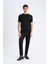 Jogger Pantolon Esnek Basic Düz Beli Bağcıklı Cepli Düz Paça C6022AX25SP 3