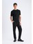 Jogger Pantolon Esnek Basic Düz Beli Bağcıklı Cepli Düz Paça C6022AX25SP 4