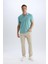 Slim Fit Dar Kesim Dar Paça Chino Kanvas Pantolon C2401AX25SP 4