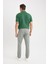 Slim Fit Dar Kesim Dar Paça Chino Kanvas Pantolon C2401AX25SP 6