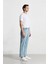 %100 Pamuk 90's Slim Fit Dar Kalıp Yüksek Bel Dar Paça Jean Pantolon D6685AX25SP 5