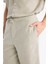 %100 Pamuk Relax Fit Cepli Keten Görünümlü Bermuda Şort C7381AX25SM 6