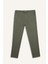 %100 Pamuk Keten Görünümlü Pantolon Beli Lastikli Slim Fit Dar Kesim Cepli Düz Paça D2671AX25SM 8