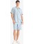 %100 Pamuk Relax Fit Cepli Keten Görünümlü Bermuda Şort C7381AX25SM 3