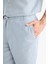 %100 Pamuk Relax Fit Cepli Keten Görünümlü Bermuda Şort C7381AX25SM 6