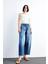 Wide Baggy Fit Yıkamalı Jean Pantolon F7501AX25SM 2