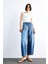 Wide Baggy Fit Yıkamalı Jean Pantolon F7501AX25SM 3