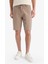 %100 Pamuk Regular Fit Düz Paça Gabardin Bermuda Şort C5397AX25SM 3