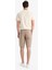 %100 Pamuk Regular Fit Düz Paça Gabardin Bermuda Şort C5397AX25SM 5