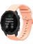 Garmin Forerunner 245 / 245 Music ile Uyumlu Kordon Jel Silikon Tokalı Kayış 1