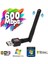 600 Mbps Mini USB Wifi Adaptörü 2.4 Ghz Anten ile USB Kablosuz Ağ Kartı 802.11N/G/B Ethernet USB Dongle Lan Pc Wifi Alıcısı 2