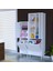 Forbest Inci 97X165 cm 3 Kapaklı Kirli Çamaşır Dolabı Sepetli Banyo Dolabı 3