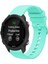 Garmin Forerunner 245 / 245 Music ile Uyumlu Kordon Jel Silikon Tokalı Kayış 1