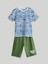 Lcw Kids Beyaz Dinozor Baskılı Erkek Çocuk Şortlu Pijama Takımı 1