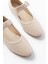 2606 Bej Baretli Günlük Bayan Ayakkabı 3