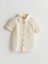 Lcw Kids Bej Basic Cepli Erkek Çocuk Poplin Gömlek 1