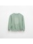 Unisex, 100% Koton, Çocuk, Oversize, Janti Fox Patchleriyle Tasarlanabilir Yeşil Sweatshirt 2