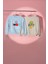 Unisex, 100% Koton, Çocuk, Oversize, Janti Fox Patchleriyle Tasarlanabilir Mavi Sweatshirt 3