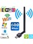600 Mbps Wifi USB Adaptörü 2.4g Wi-Fi Dongle 5dbi Kazanç Anten 802.11B/G/N Usb2.0 Yüksek Hızlı Kablosuz Kart Alıcısı Pc/dizüstü Bilgisayar Için 2