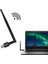 600 Mbps Wifi USB Adaptörü 2.4g Wi-Fi Dongle 5dbi Kazanç Anten 802.11B/G/N Usb2.0 Yüksek Hızlı Kablosuz Kart Alıcısı Pc/dizüstü Bilgisayar Için 7
