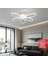 Luxor Oturma Odası,Salon,Yatak Odası İçin 60 cm Beyaz Kasa 3 Renk Kumandalı LED Avize 1