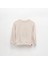 Unisex, 100% Koton, Çocuk, Oversize, Janti Fox Patchleriyle Tasarlanabilir Bej Sweatshirt 2