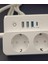 Alexa ve Google Asistan Ile Uyumlu Çoklu Priz, Wifi Bağlantılı Akıllı Priz. 4 Soket, 3 Usb, 1 Usb-C, Akıllı Priz 6