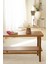 Traverten 30X20 cm Konik Ahşap Ayaklı Sunumluk 1