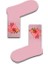 Pembe Panter Desenli Unisex Atletik Çorap 1
