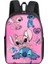 Stitch Angel Disney Sırt Çantası Okul Çantası Çocuklar Için Karikatür Karikatür Hafif Okul Çantaları Büyük Kapasiteli Kız Kız Çocukları Sırt Hediye Renk: S06 (Yurt Dışından) 1
